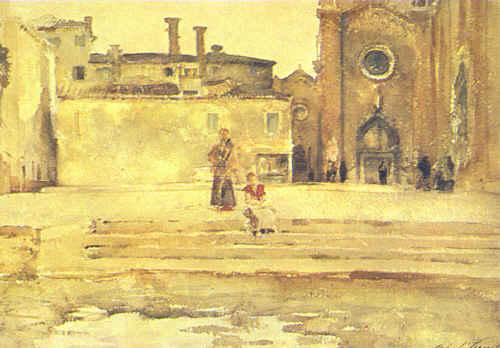 John Singer Sargent Piazza, Venice France oil painting art